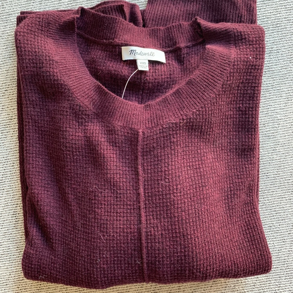Madewell Maroon Sweater